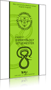 First semester embryology book cover.