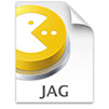 ROMlaunch JAG Atari Jaguar document icon.